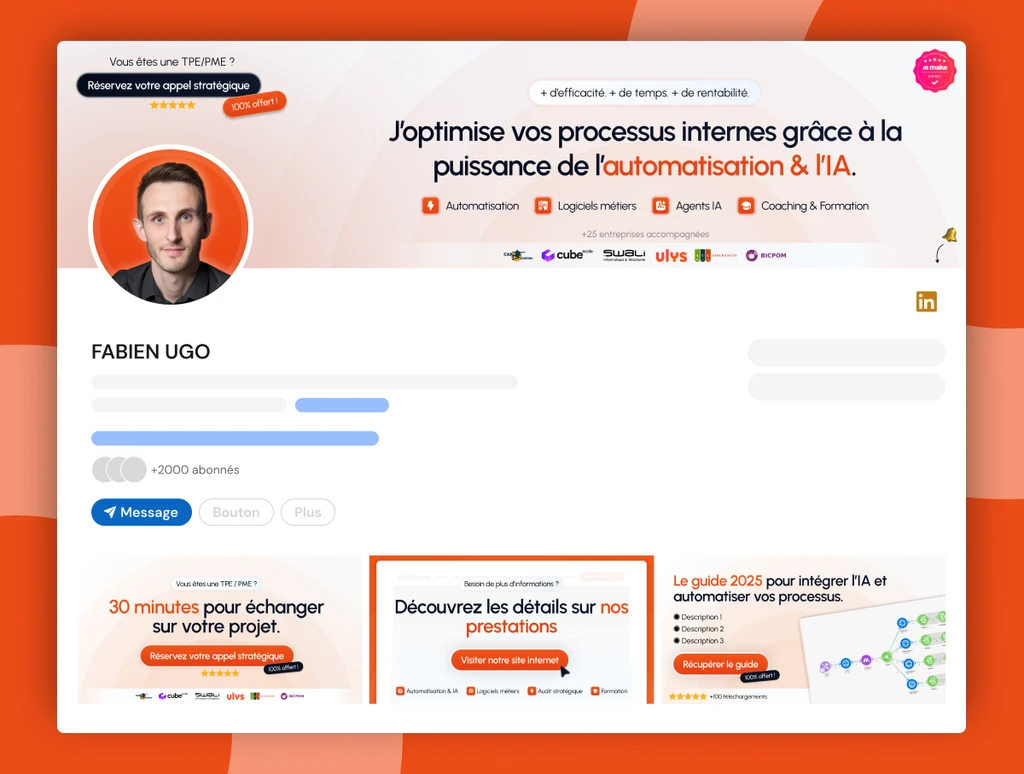 Optimisation profil — Fabien Ugo